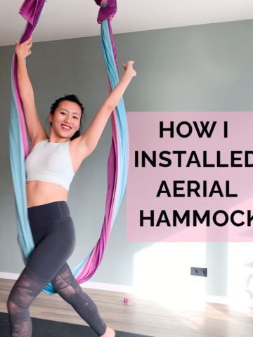 installing my aerial hammock