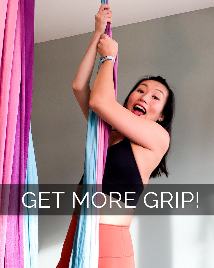 Get more grip on aerial hammock