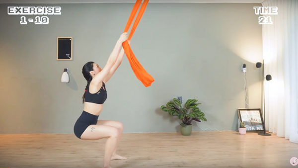 10 Aerial Fitness Exercises - Full body workout - Aerial Practice