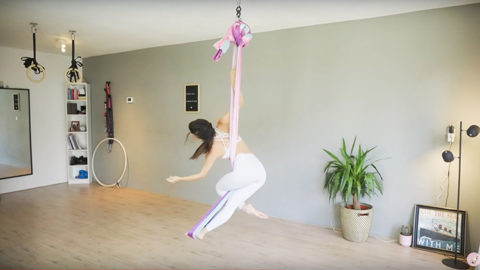 Top 5 beginner Aerial Sling flows to try at your home practice - Aerial ...