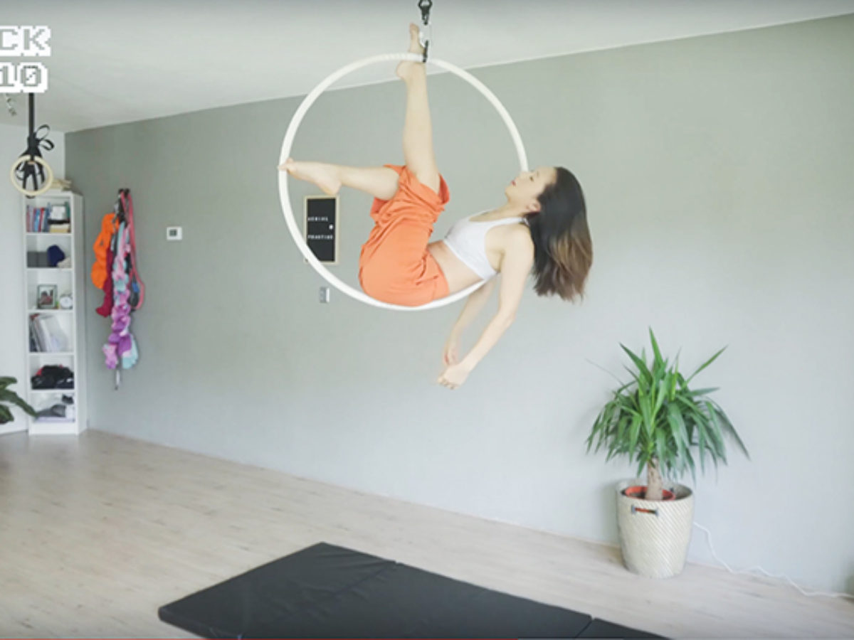 Kids Aerial Hoop - Trix Circus - Your Safety is Our Business