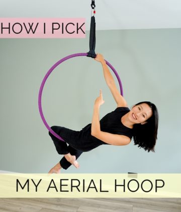 How i pick my aerial hoop
