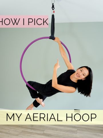 How i pick my aerial hoop